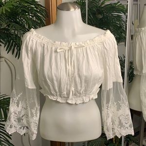 White Crop Top